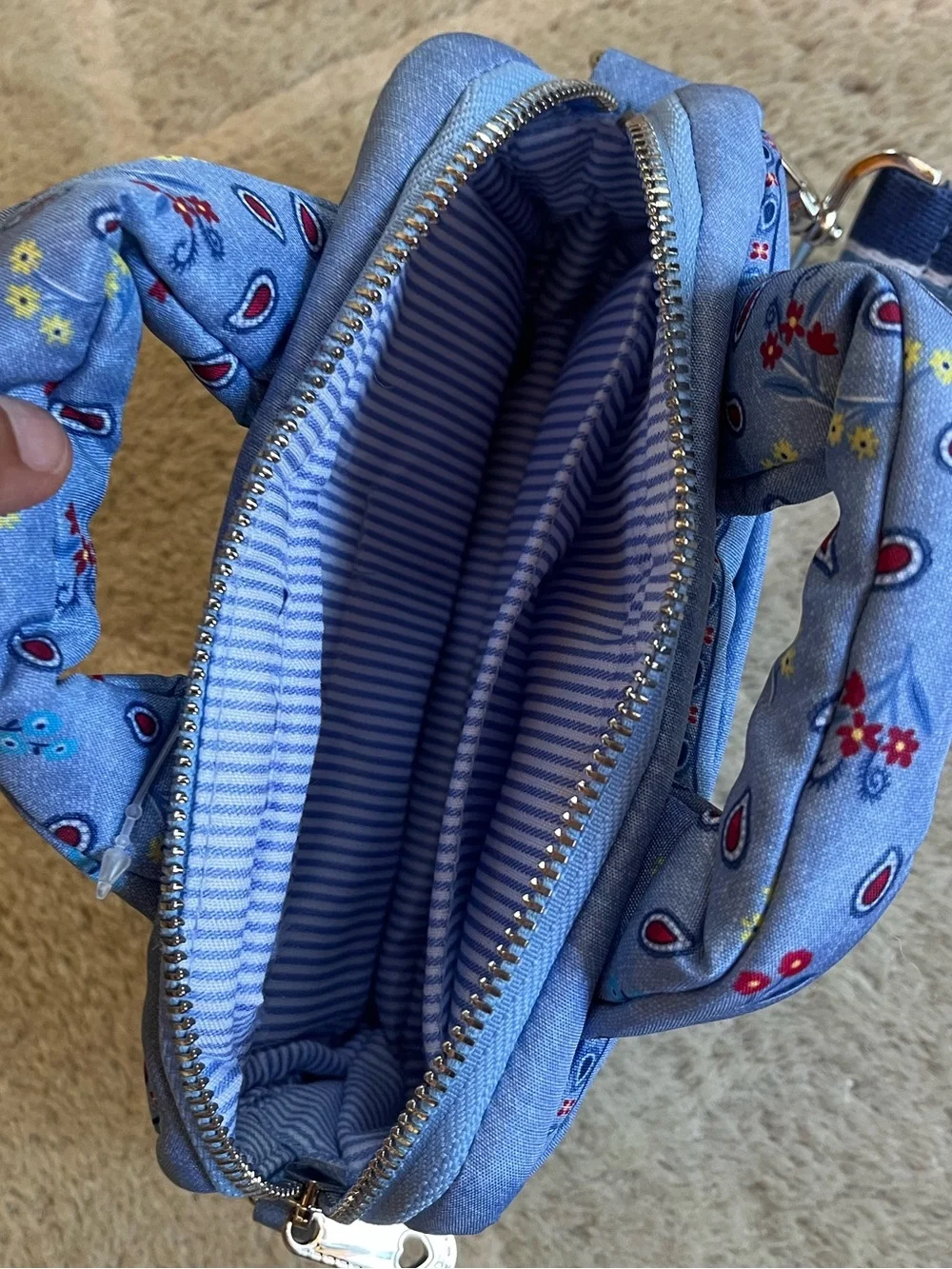 Brighton Bandana Love Crossbody Bag